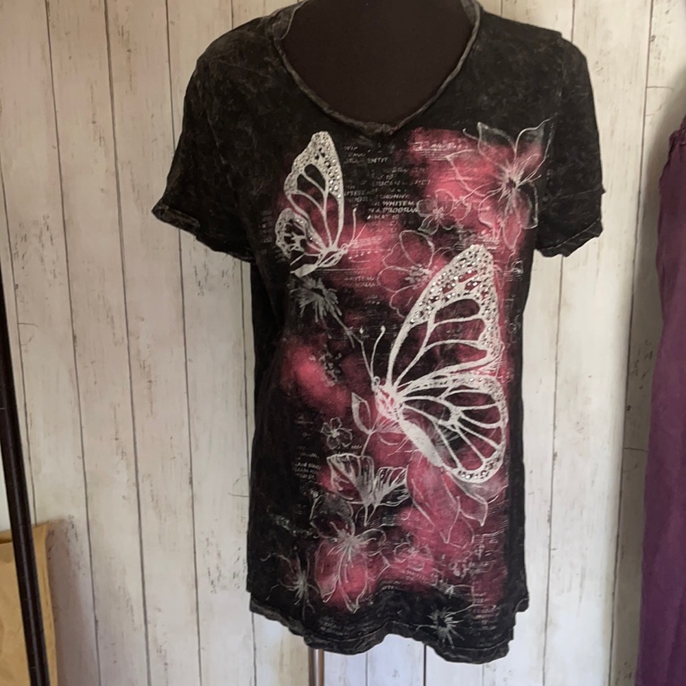 Plus Size Top Westbound Size 1x short sleeve
